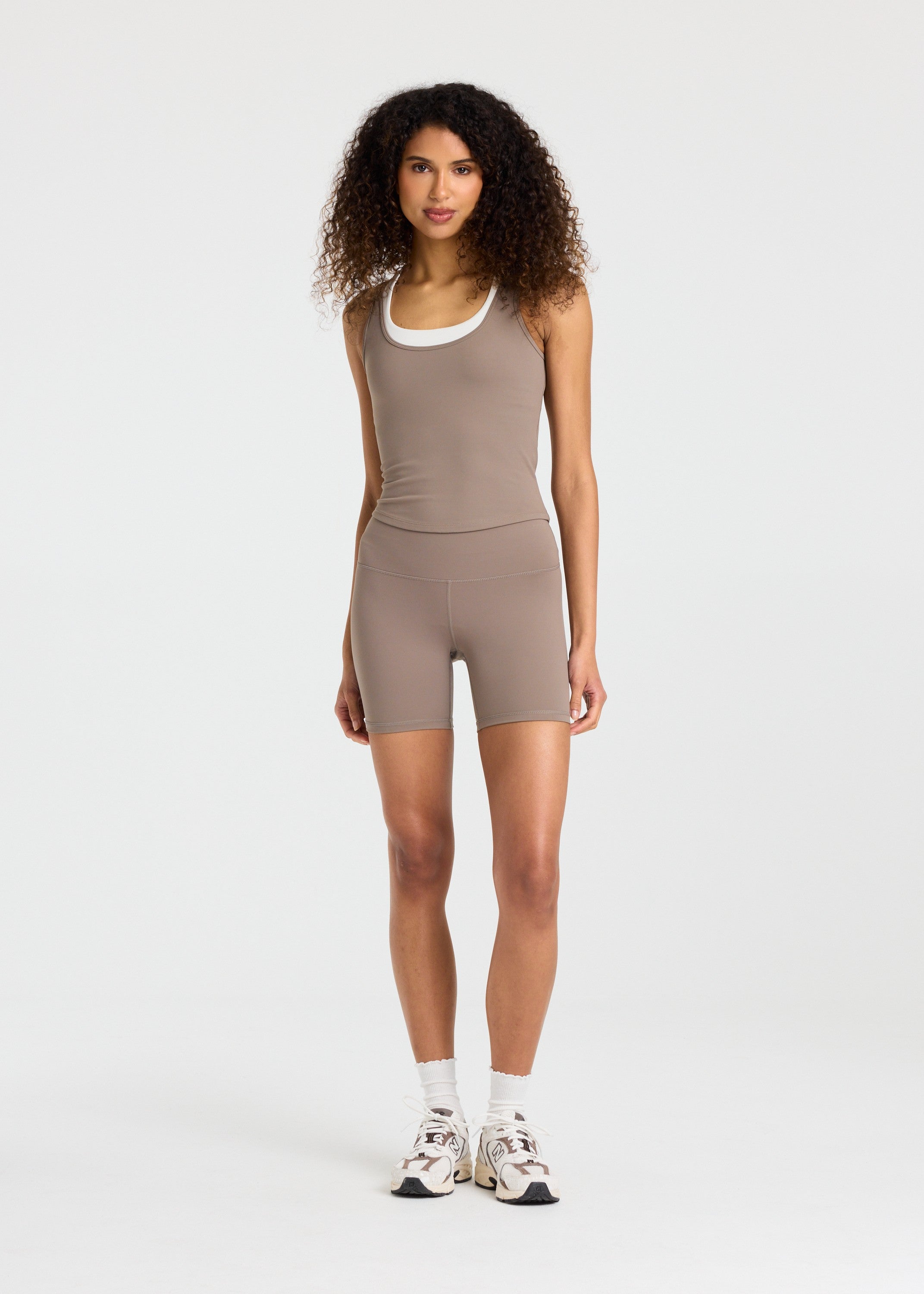 Cloudform® Square Neck Top - Truffle